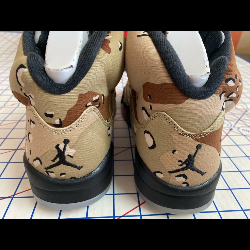 🥺2015 Jordan 5 Retro Supreme Desert Camo Men’s 10 - Picture 10 of 16